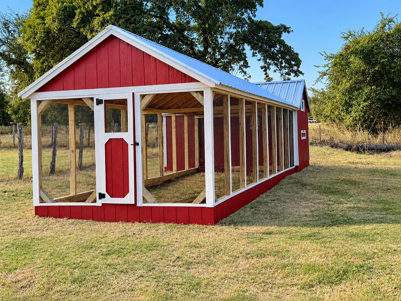 Custom Chicken Coop 10x14 + 10x30 Run image 13