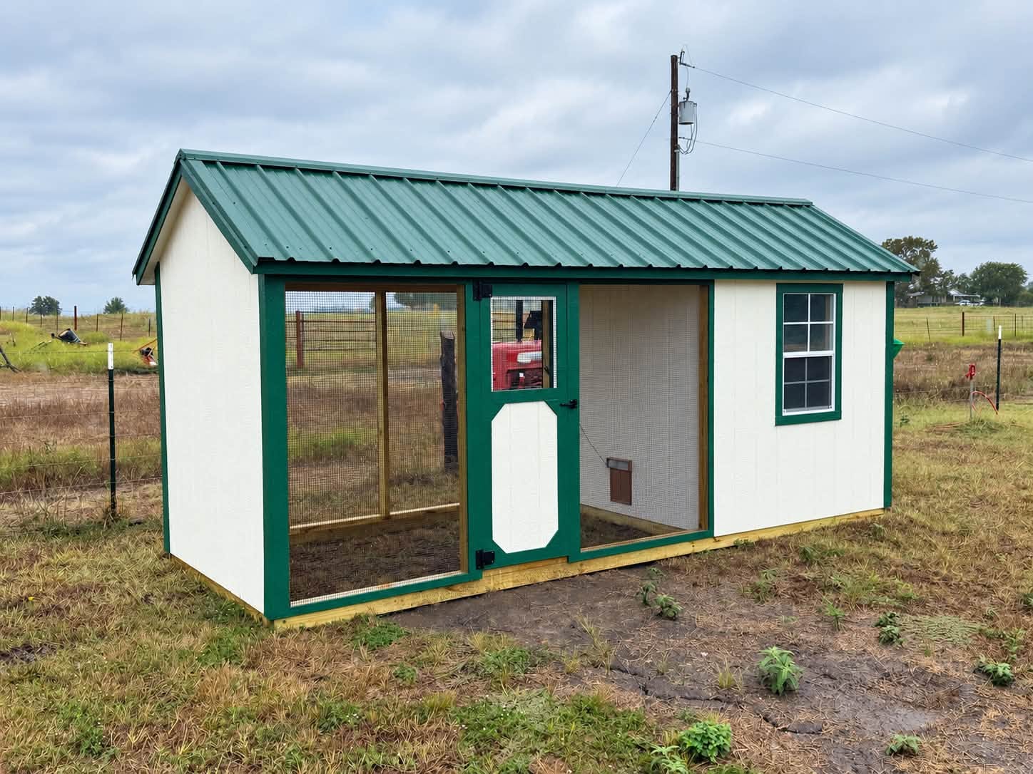 Extra-Large 6x16 Walk-In Chicken Coop with Run – Farmstead Suite image 6