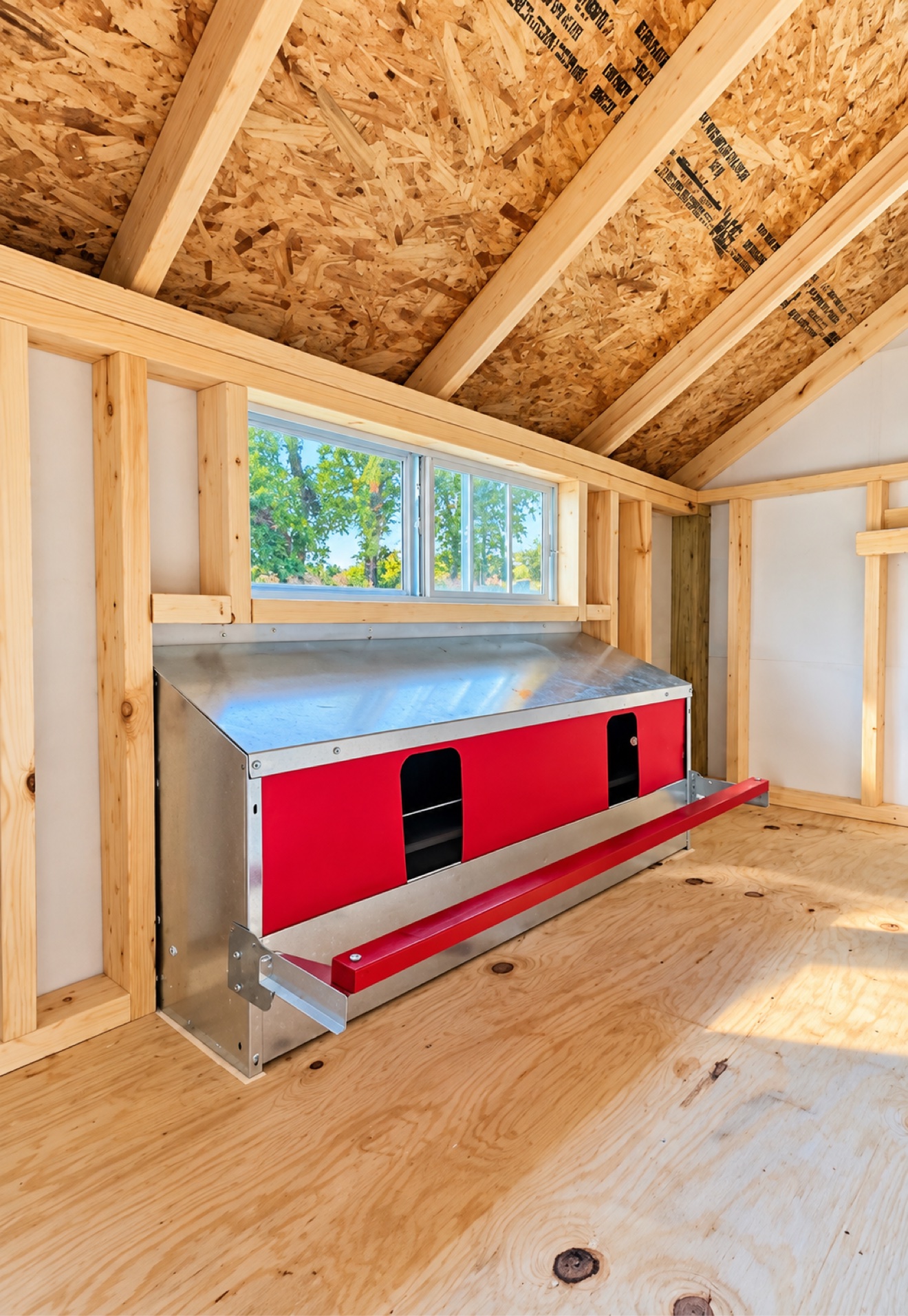Custom Chicken Coop 10x14 + 10x30 Run image 6